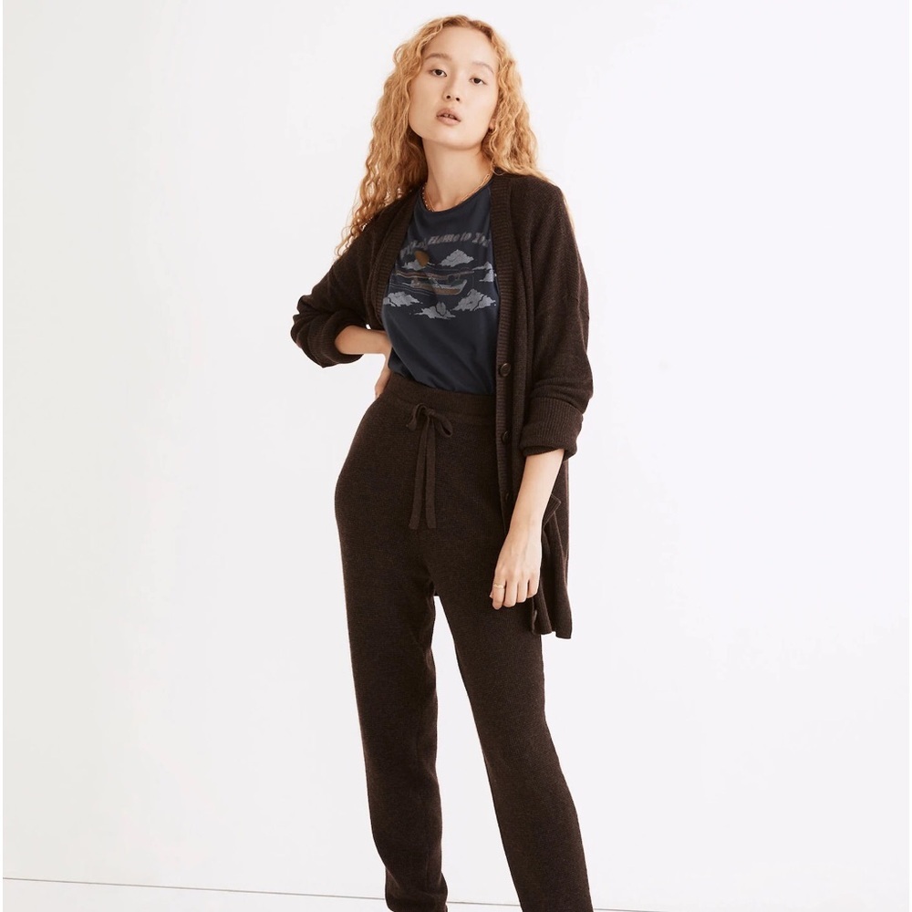Madewell Asherton Waffle Sweater Pants